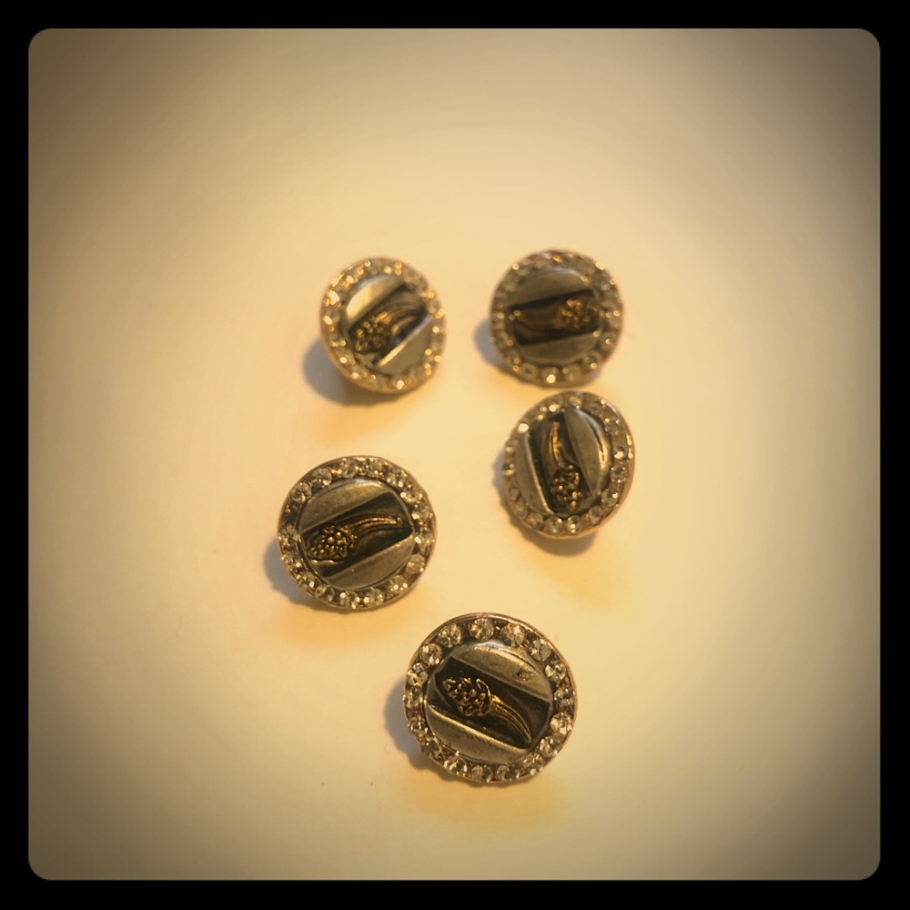 5 vintage “Istante by Gianni Versace” buttons